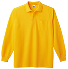 T/C長袖ポロシャツ（ポケット付）