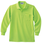 T/C長袖ポロシャツ