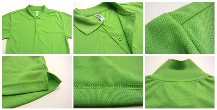 グリマー ドライポロシャツ