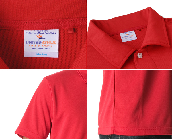 ユナイテッドアスレ 4.3オンス ドライポロシャツ
