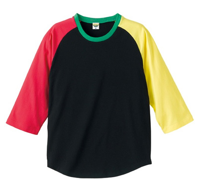 5.0オンスラグラン3/4スリーブTシャツ